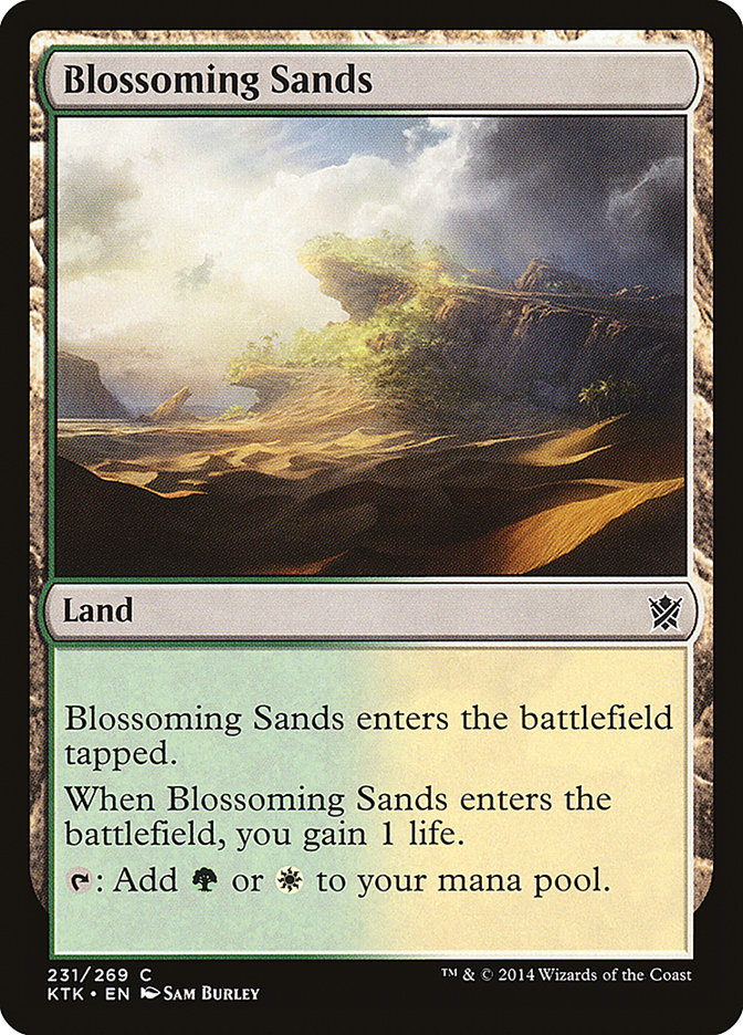Blossoming Sands [Khans of Tarkir] | Game Haven TX