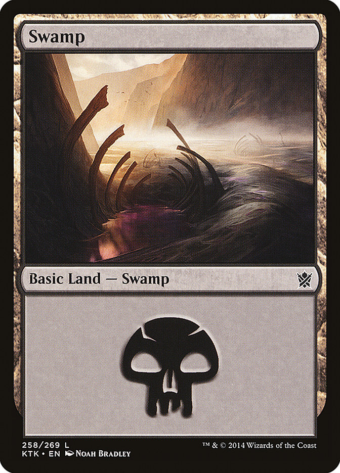 Swamp (258) [Khans of Tarkir] | Game Haven TX