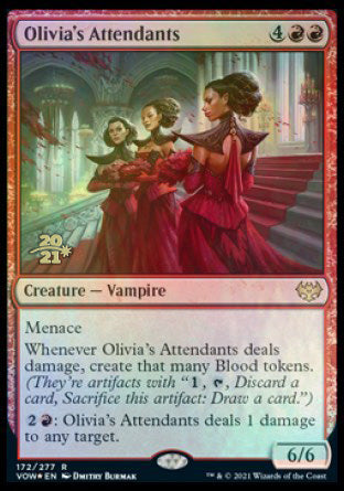 Olivia's Attendants [Innistrad: Crimson Vow Prerelease Promos] | Game Haven TX