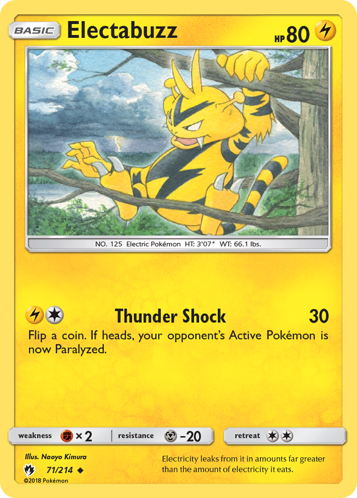 Electabuzz (71/214) [Sun & Moon: Lost Thunder] | Game Haven TX