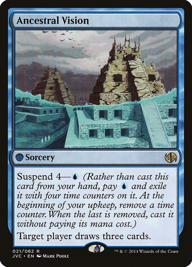 Ancestral Vision [Duel Decks Anthology: Jace vs. Chandra] | Game Haven TX