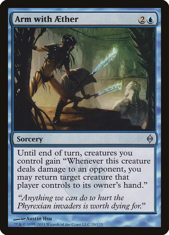 Arm with Aether [New Phyrexia] | Game Haven TX