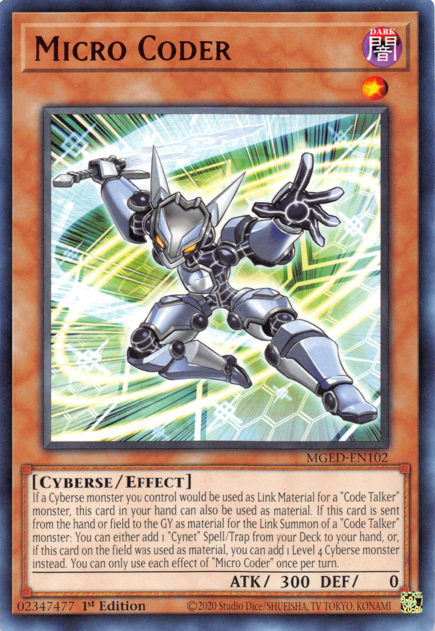 Micro Coder [MGED-EN102] Rare | Game Haven TX