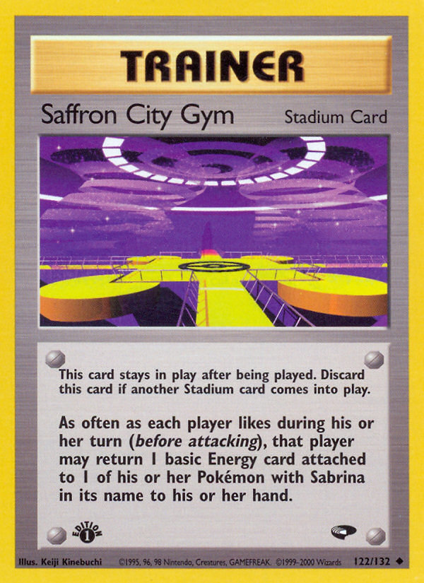 Saffron City Gym (122/132) [Gym Challenge 1st Edition] | Game Haven TX