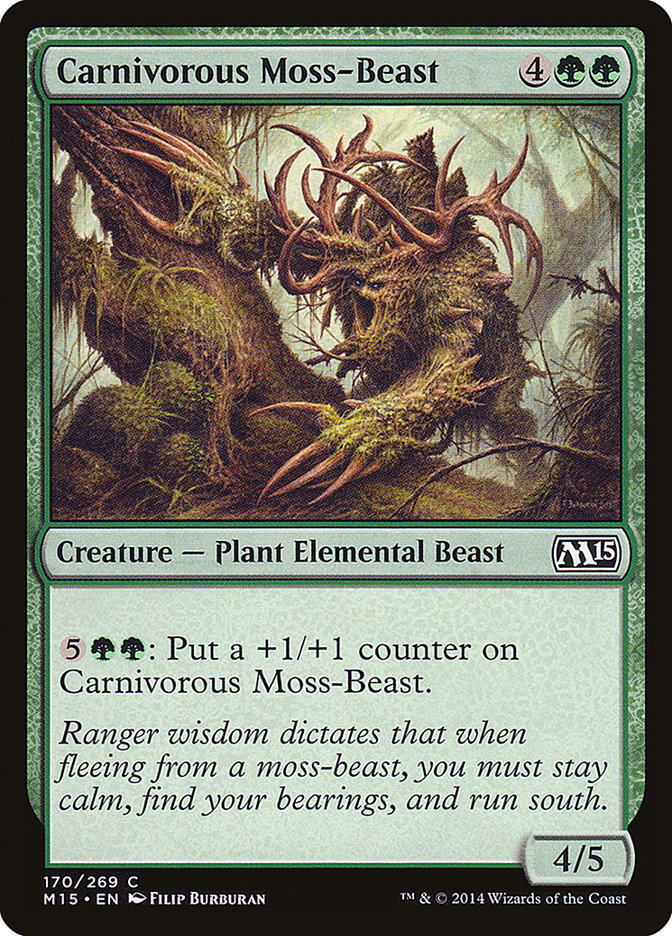 Carnivorous Moss-Beast [Magic 2015] | Game Haven TX