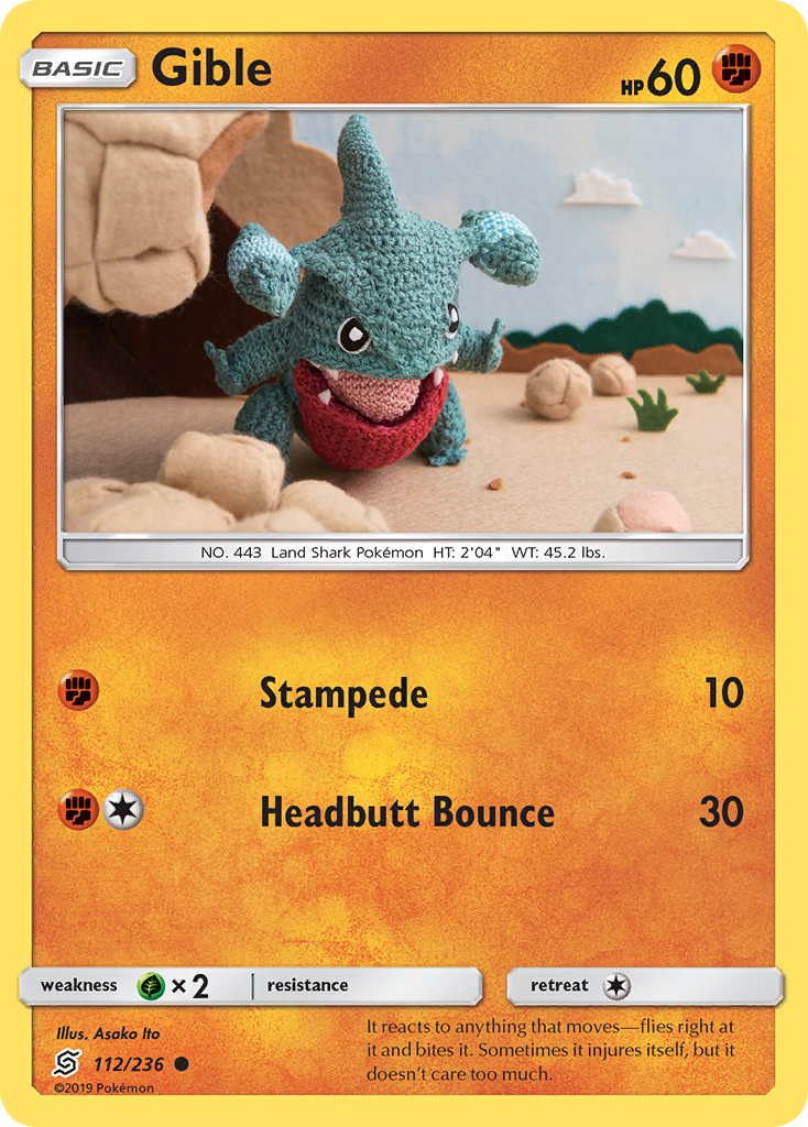 Gible (112/236) [Sun & Moon: Unified Minds] | Game Haven TX
