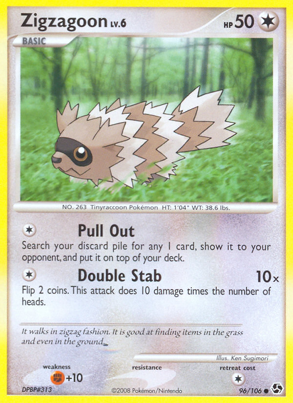Zigzagoon (96/106) [Diamond & Pearl: Great Encounters] | Game Haven TX