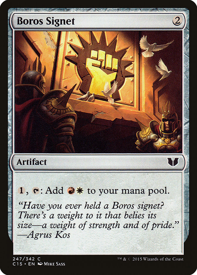 Boros Signet [Commander 2015] | Game Haven TX