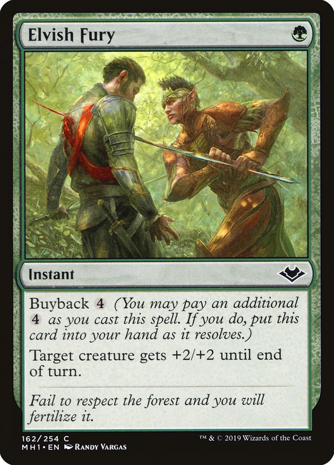 Elvish Fury [Modern Horizons] | Game Haven TX