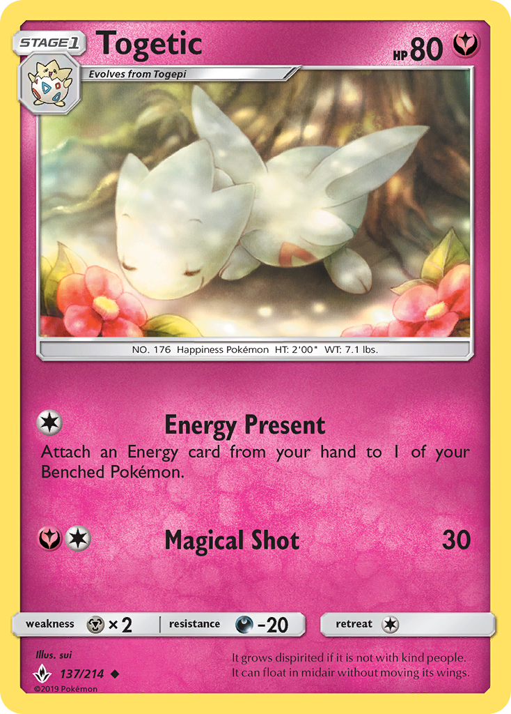 Togetic (137/214) [Sun & Moon: Unbroken Bonds] | Game Haven TX