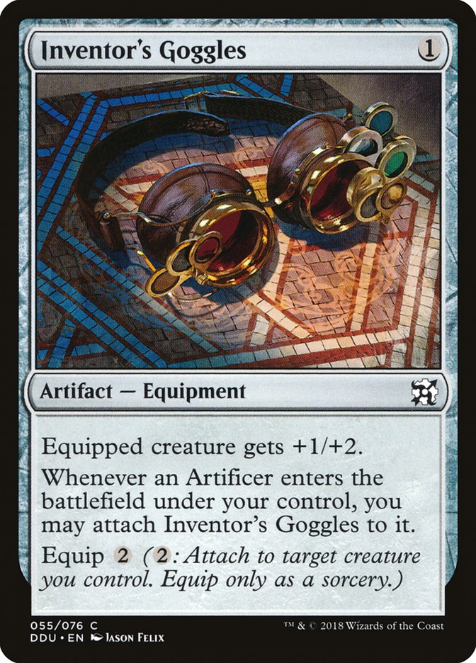 Inventor's Goggles [Duel Decks: Elves vs. Inventors] | Game Haven TX
