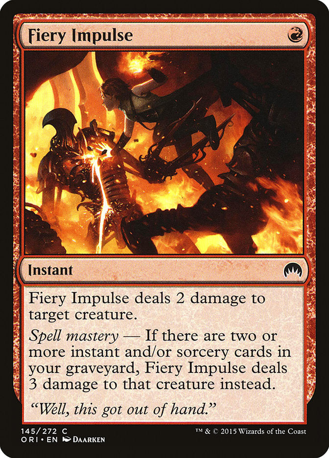 Fiery Impulse [Magic Origins] | Game Haven TX