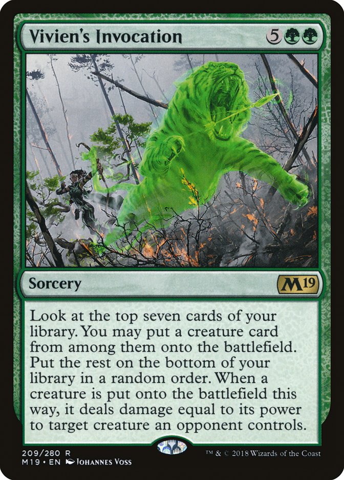 Vivien's Invocation [Core Set 2019] | Game Haven TX