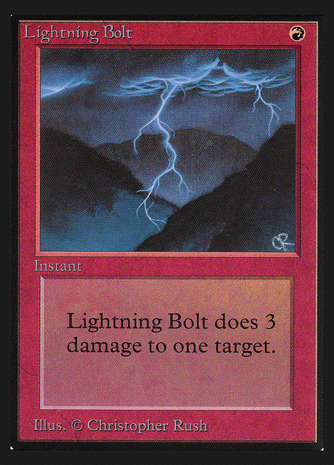 Lightning Bolt (IE) [Intl. Collectors’ Edition] | Game Haven TX
