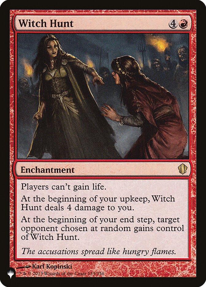 Witch Hunt [The List] | Game Haven TX