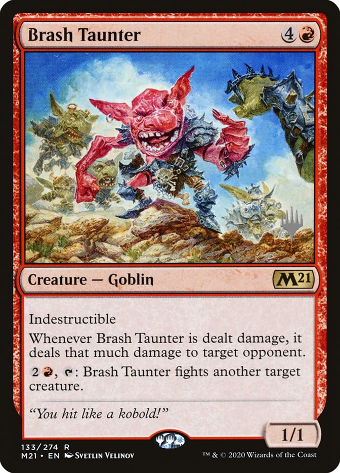 Brash Taunter (Promo Pack) [Core Set 2021 Promos] | Game Haven TX
