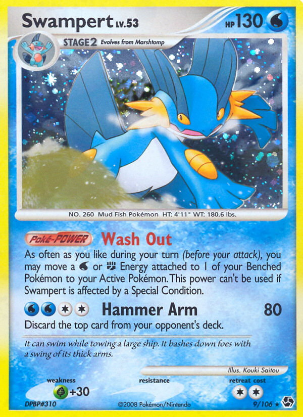 Swampert (9/106) [Diamond & Pearl: Great Encounters] | Game Haven TX
