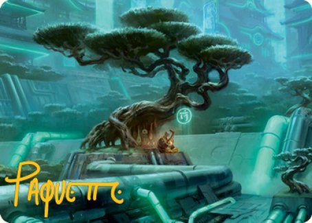 Forest Art Card (Gold-Stamped Signature) [Kamigawa: Neon Dynasty Art Series] | Game Haven TX