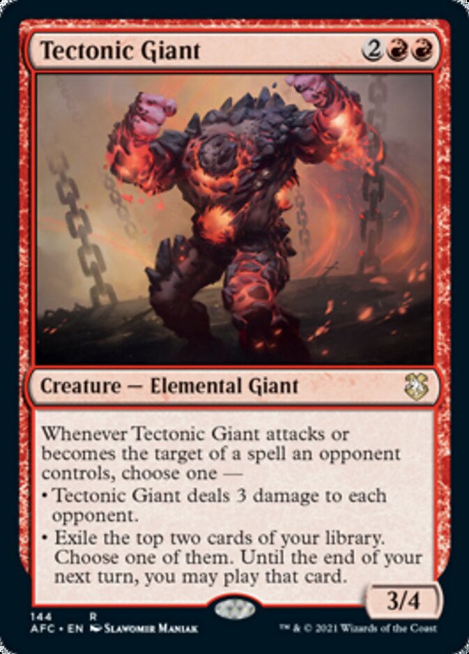 Tectonic Giant [Dungeons & Dragons: Adventures in the Forgotten Realms Commander] | Game Haven TX