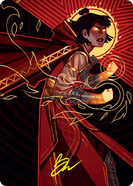 Infuriate Art Card (Gold-Stamped Signature) [Strixhaven: School of Mages Art Series] | Game Haven TX