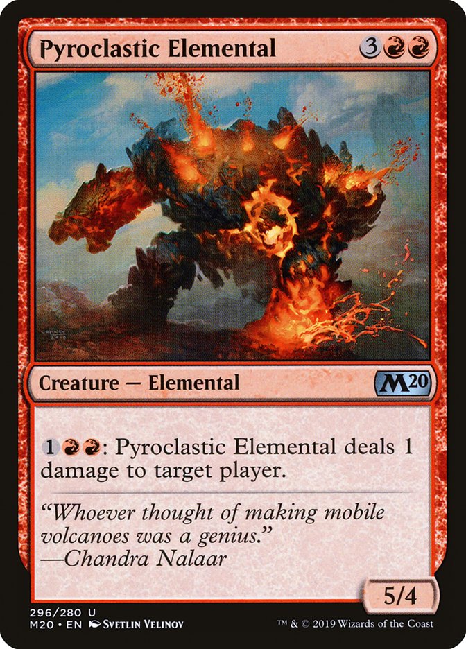 Pyroclastic Elemental [Core Set 2020] | Game Haven TX