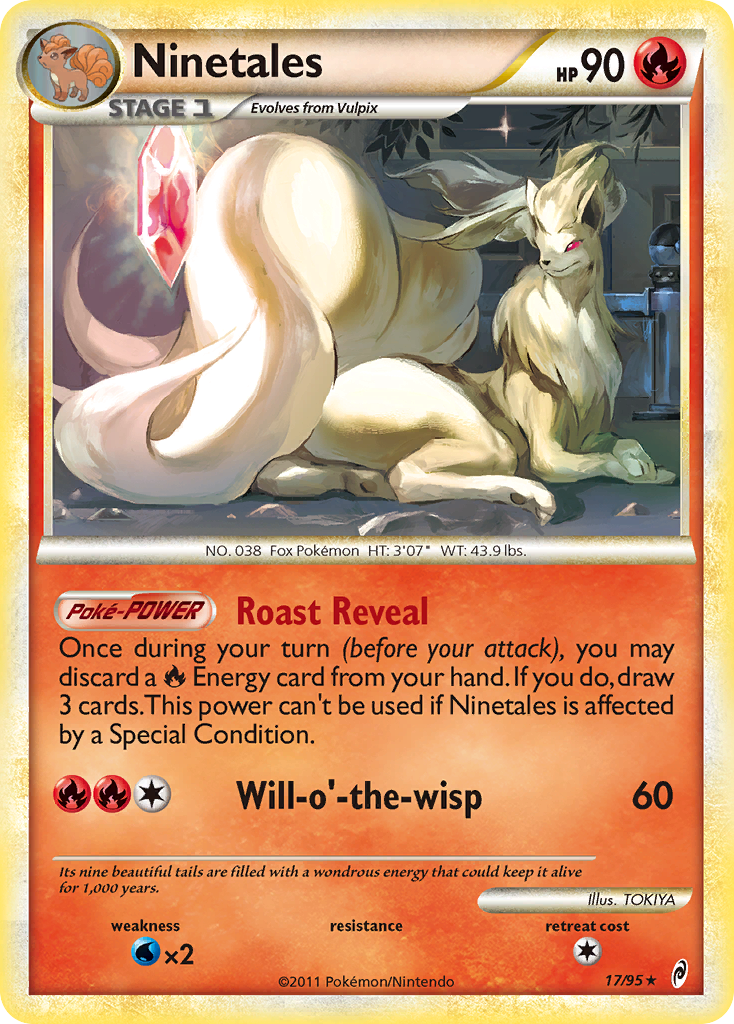 Ninetales (17/95) [HeartGold & SoulSilver: Call of Legends] | Game Haven TX