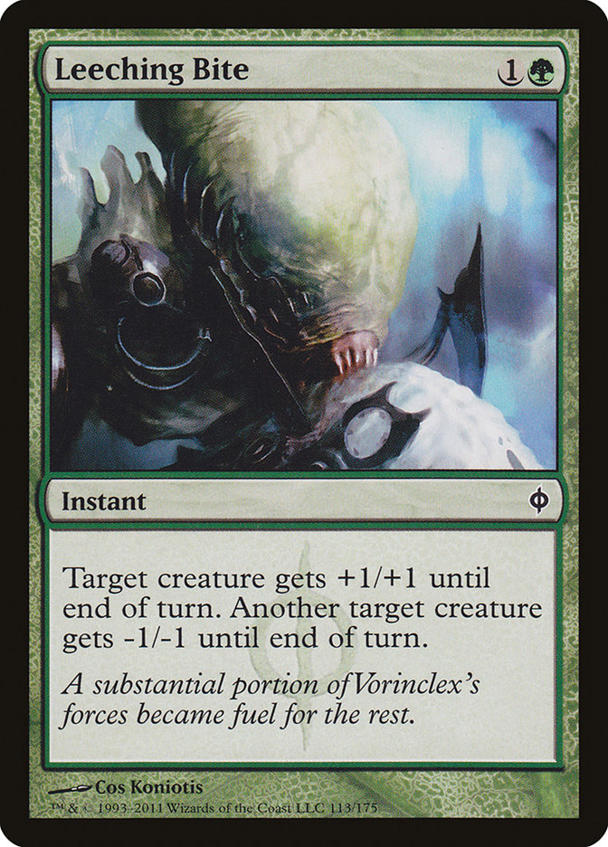 Leeching Bite [New Phyrexia] | Game Haven TX