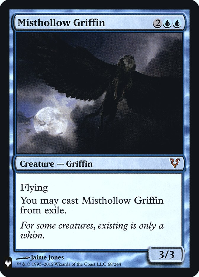 Misthollow Griffin [Mystery Booster] | Game Haven TX
