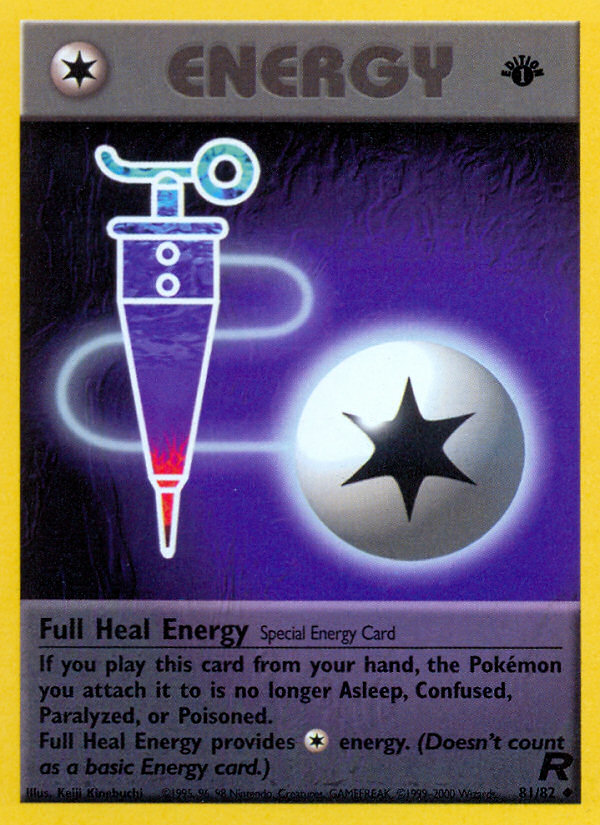 Full Heal Energy (81/82) [Team Rocket 1st Edition] | Game Haven TX