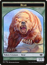 Bear // Spirit Double-Sided Token [Modern Horizons Tokens] | Game Haven TX