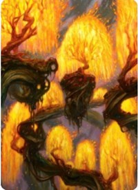 Grove of the Burnwillows Art Card [Zendikar Rising Art Series] | Game Haven TX