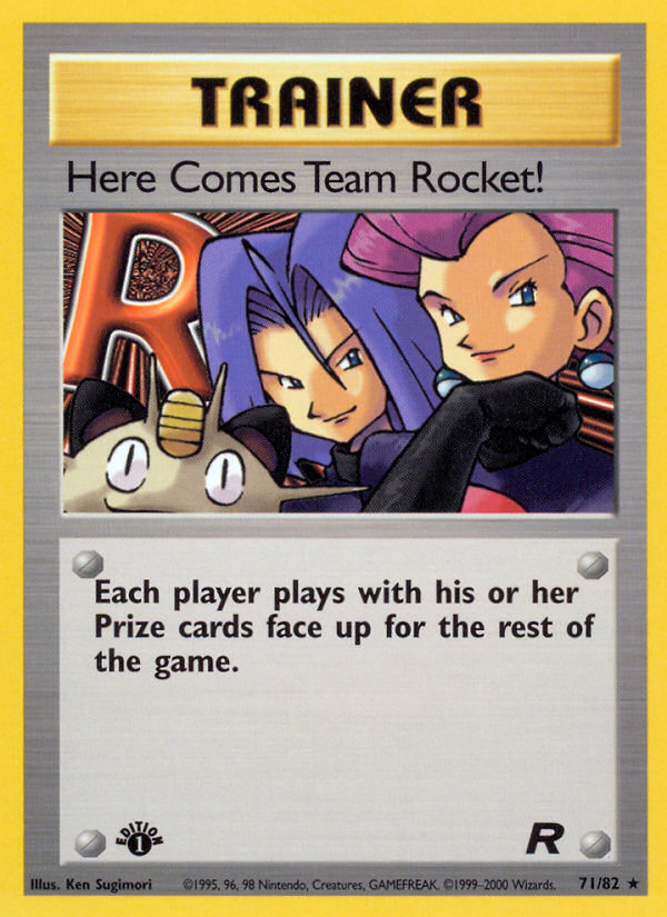Here Comes Team Rocket! (71/82) [Team Rocket 1st Edition] | Game Haven TX