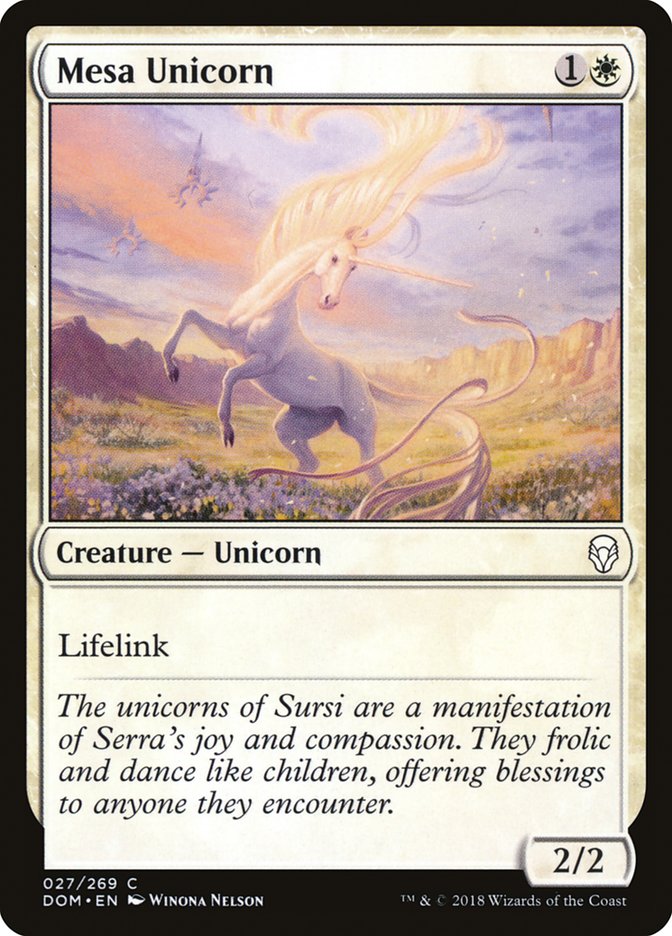 Mesa Unicorn [Dominaria] | Game Haven TX