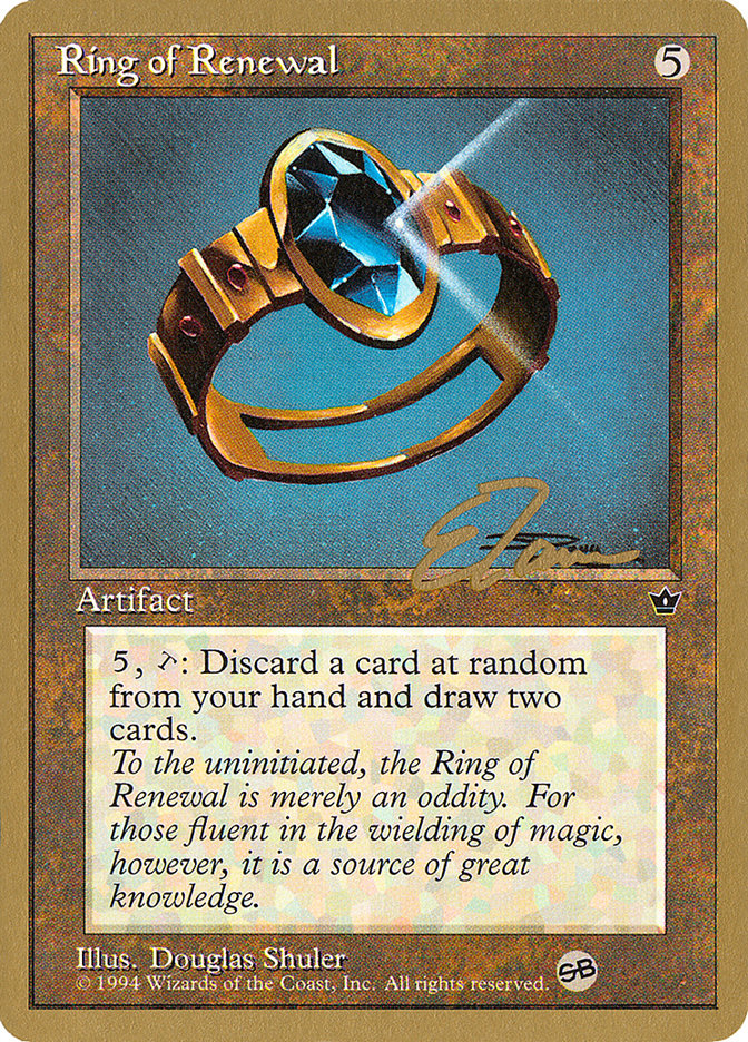 Ring of Renewal (Eric Tam) (SB) [Pro Tour Collector Set] | Game Haven TX