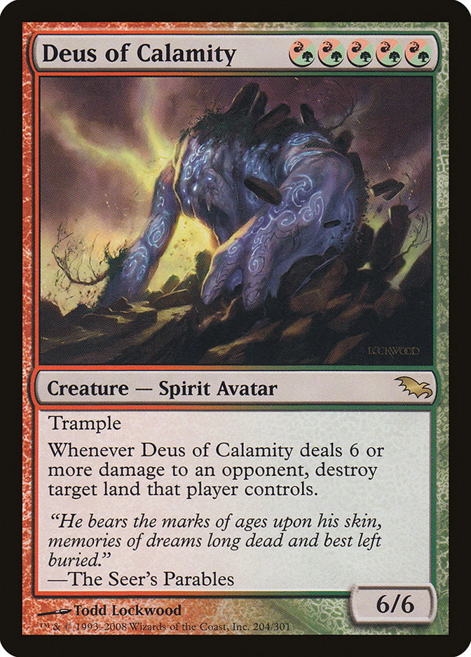Deus of Calamity [Shadowmoor] | Game Haven TX