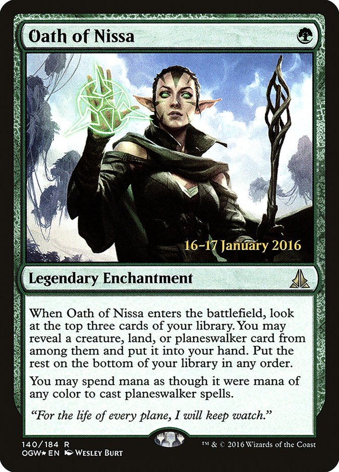 Oath of Nissa [Oath of the Gatewatch Promos] | Game Haven TX