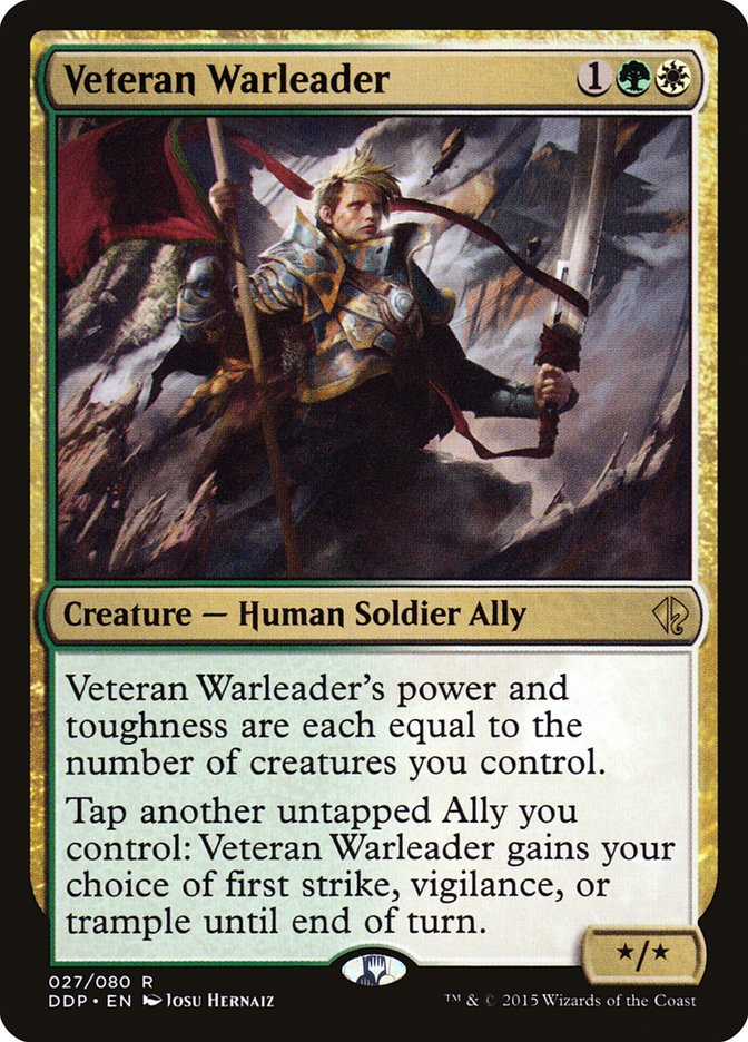 Veteran Warleader [Duel Decks: Zendikar vs. Eldrazi] | Game Haven TX