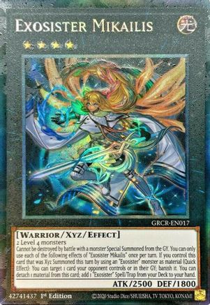 Exosister Mikailis (Collector's Rare) [GRCR-EN017] Collector's Rare | Game Haven TX