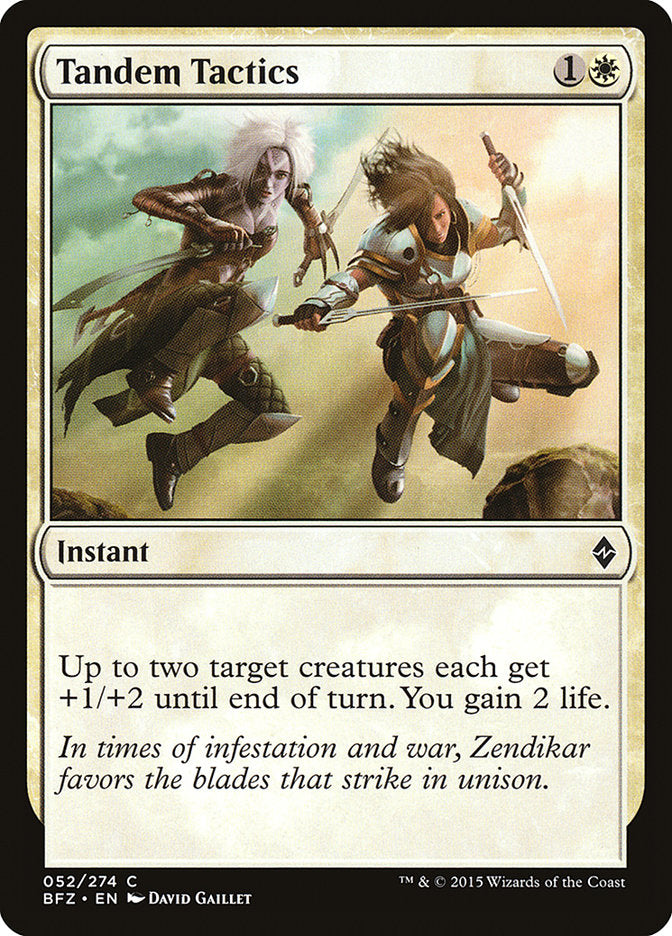 Tandem Tactics [Battle for Zendikar] | Game Haven TX