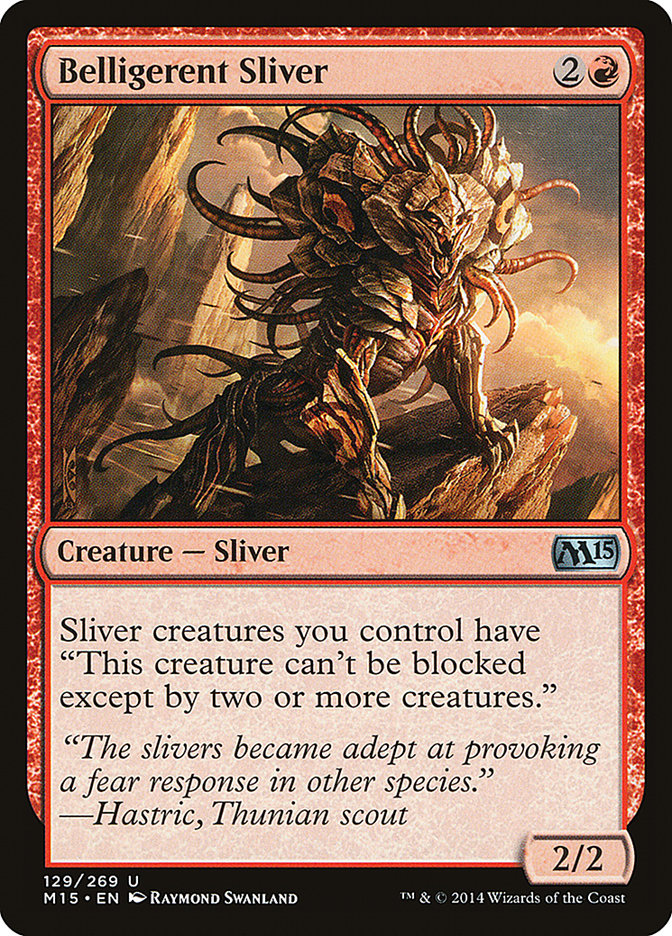 Belligerent Sliver [Magic 2015] | Game Haven TX