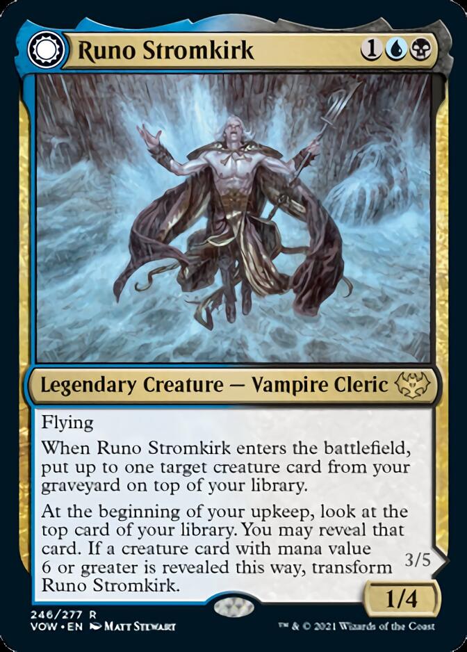 Runo Stromkirk // Krothuss, Lord of the Deep [Innistrad: Crimson Vow] | Game Haven TX