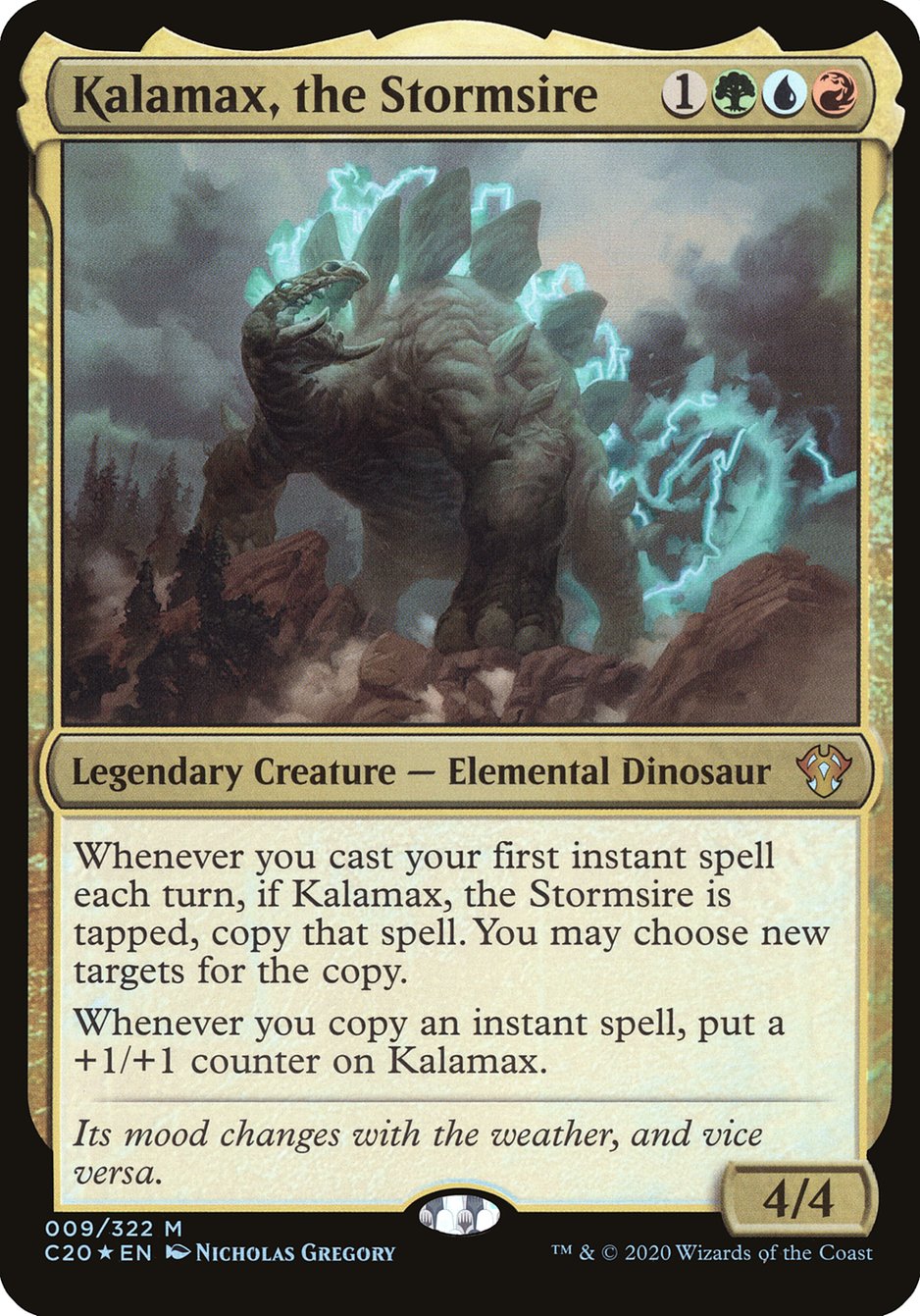 Kalamax, the Stormsire (Commander 2020) [Oversize Cards] | Game Haven TX