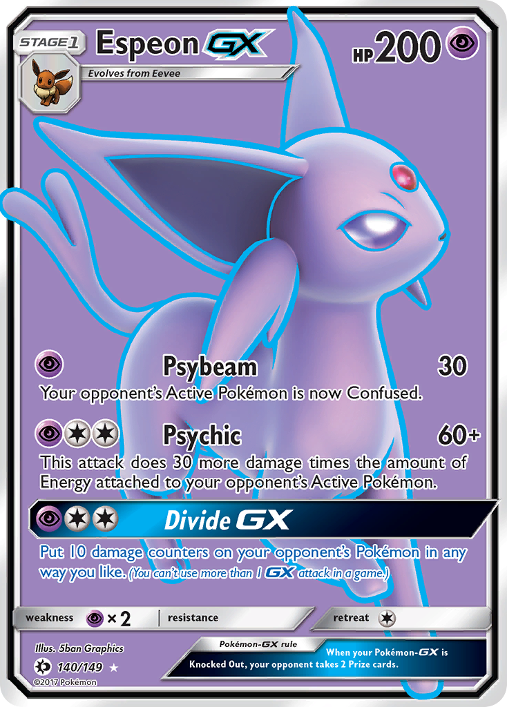 Espeon GX (140/149) [Sun & Moon: Base Set] | Game Haven TX
