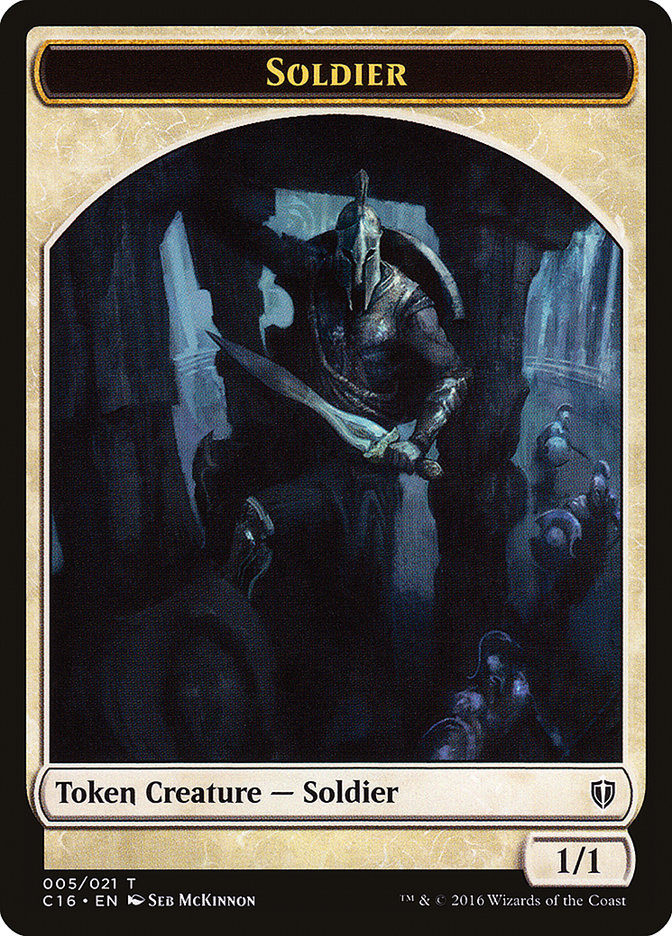 Soldier [Commander 2016 Tokens] | Game Haven TX
