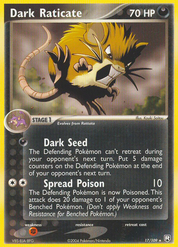 Dark Raticate (17/109) [EX: Team Rocket Returns] | Game Haven TX