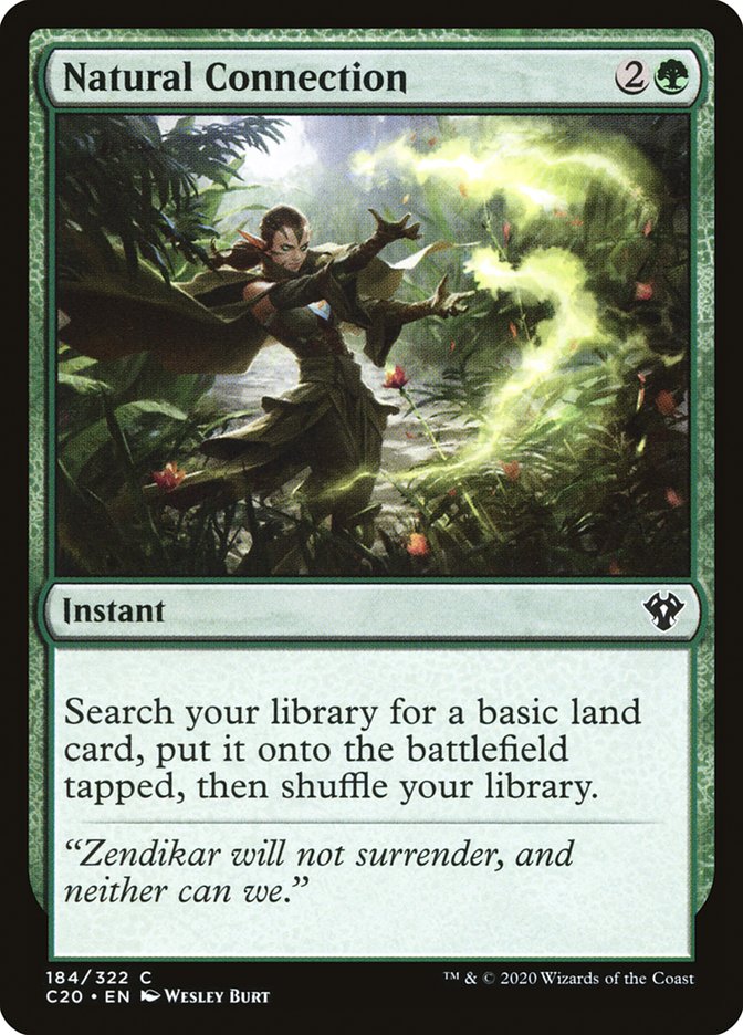 Natural Connection [Commander 2020] | Game Haven TX