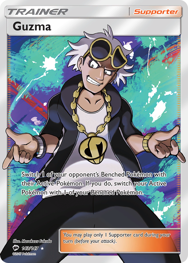 Guzma (143/147) [Sun & Moon: Burning Shadows] | Game Haven TX