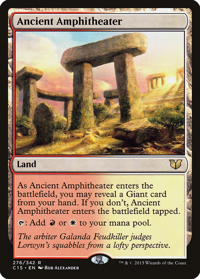 Ancient Amphitheater [Commander 2015] | Game Haven TX