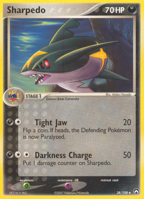 Sharpedo (38/108) [EX: Power Keepers] | Game Haven TX