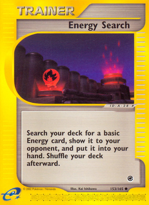 Energy Search (153/165) [Expedition: Base Set] | Game Haven TX